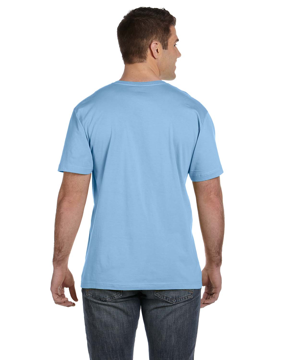 Unisex Fine Jersey T-Shirt - Light Blue