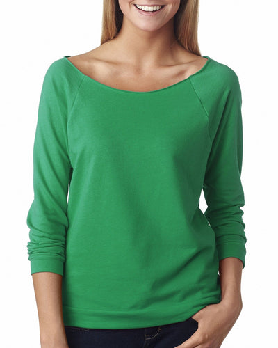 Women's French Terry 3/4-Sleeve Raglan - Envy