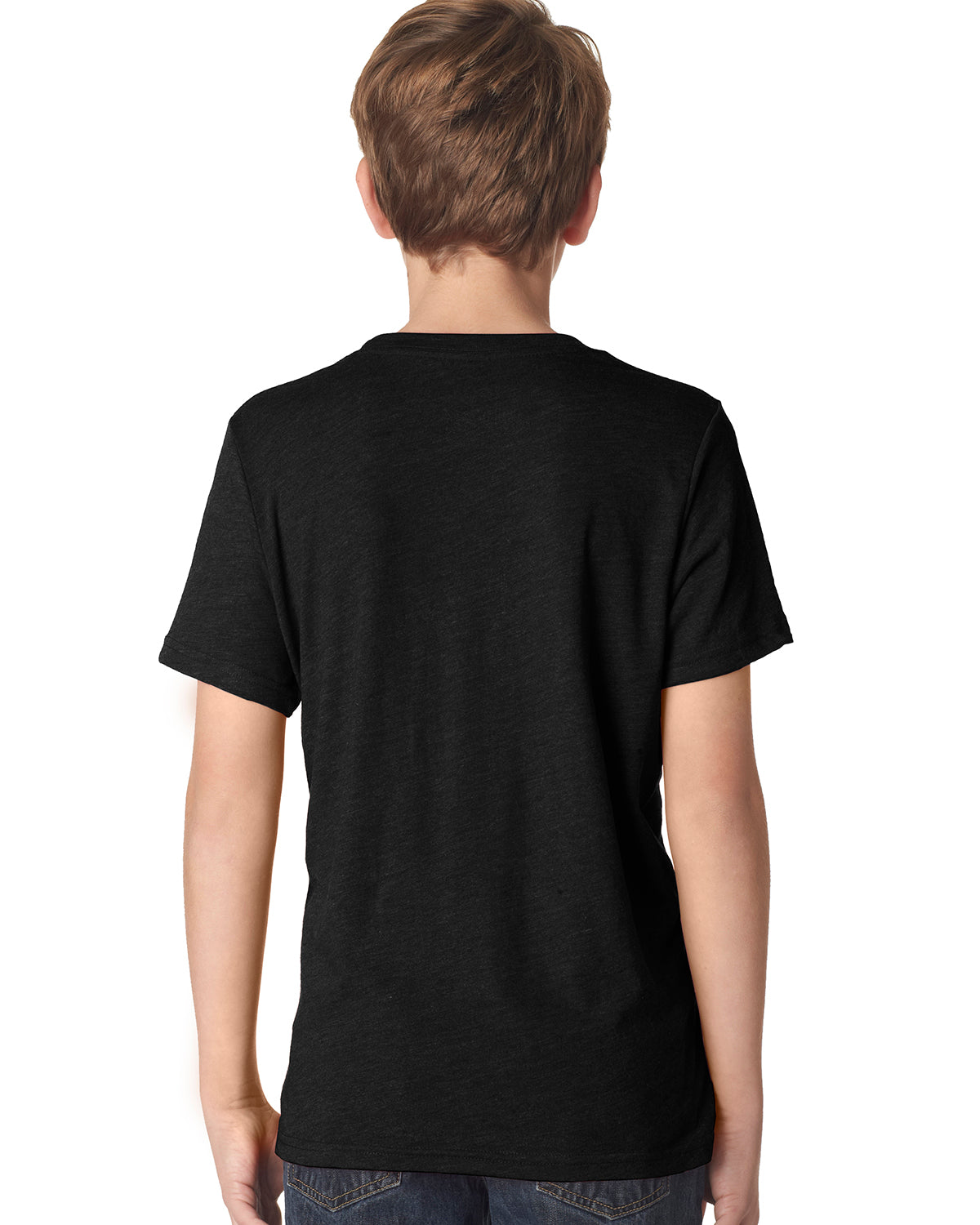 Youth Triblend Crew - Vintage Black