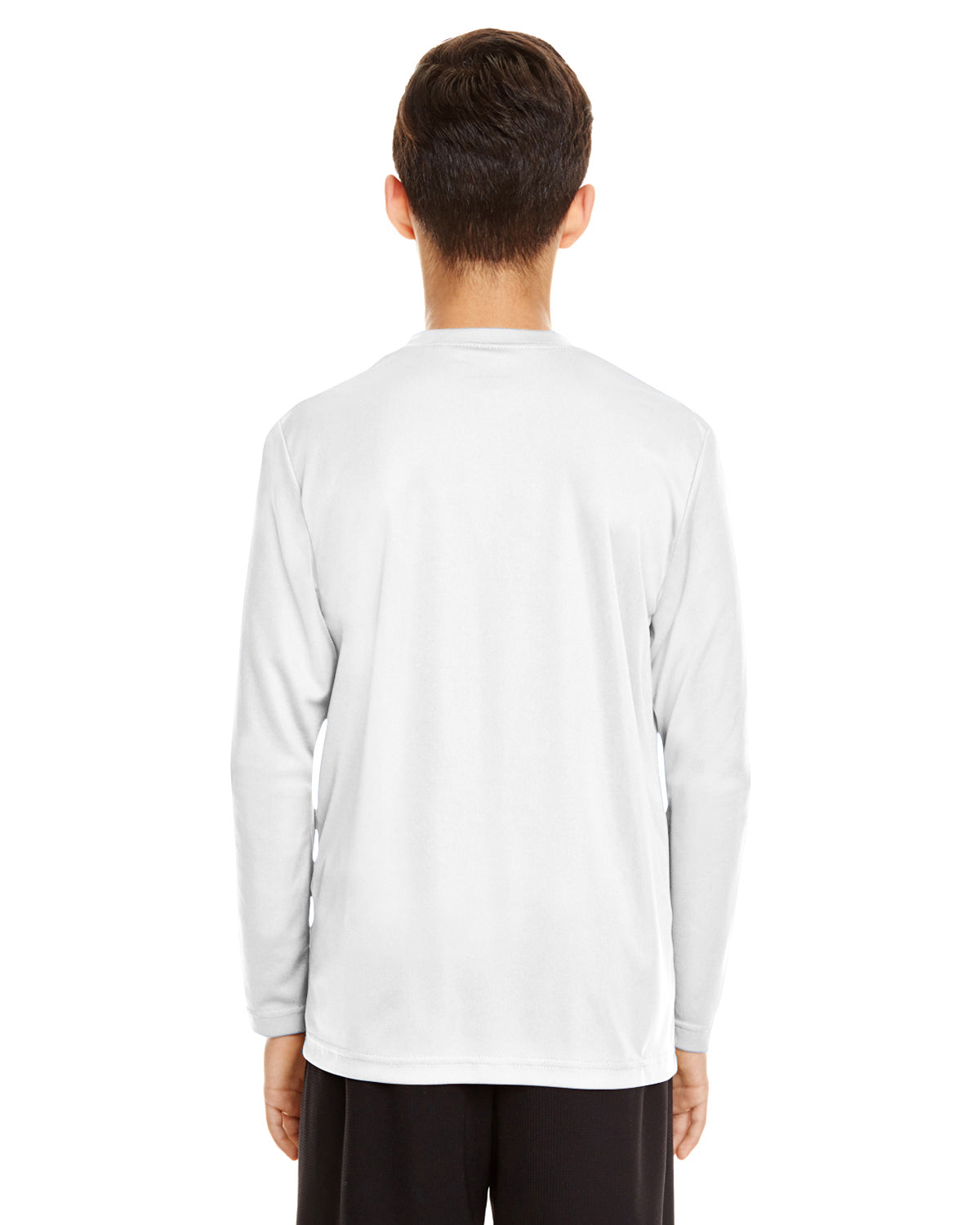 Youth Zone Performance Long-Sleeve T-Shirt - White