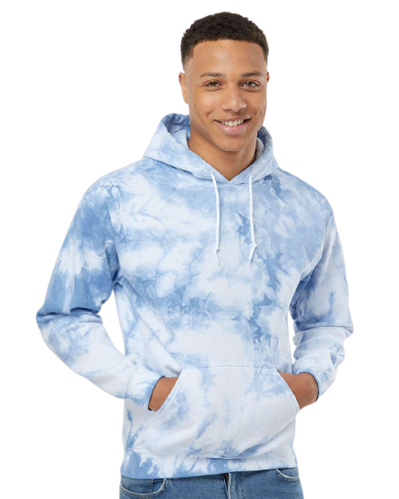 Unisex Blended Hoodie - Cloud Sky Crystal