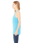 Women's Triblend Racerback Tank - Aqua Triblend