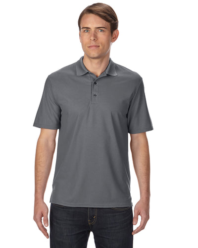 Unisex Performance® Double Piqué Polo - Charcoal
