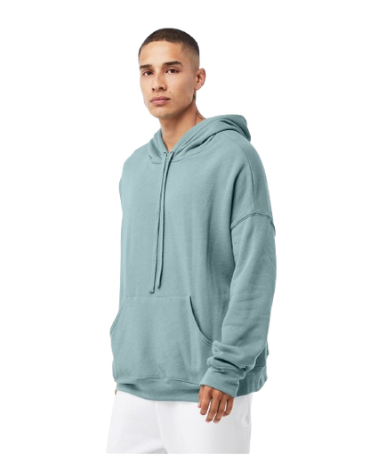 Unisex Sponge Fleece Pullover DTM Hoodie - Heather Blue Lagoon