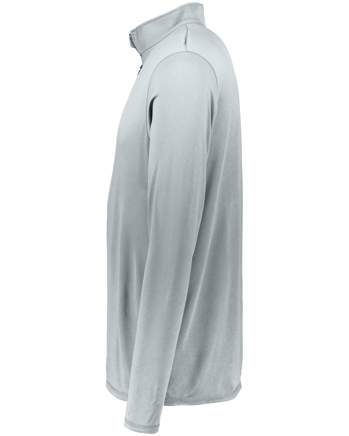 Unisex Attain Quarter-Zip Pullover - Silver