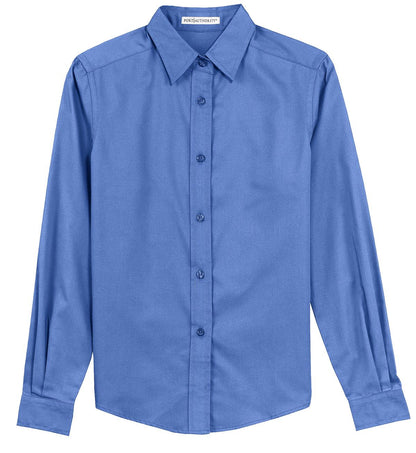 Women's Long Sleeve Easy Care Shirt - Ultramarne Blue