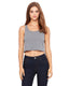 Bella + Canvas 6680 - Women's Poly-Cotton Crop Tank - Heather Deep