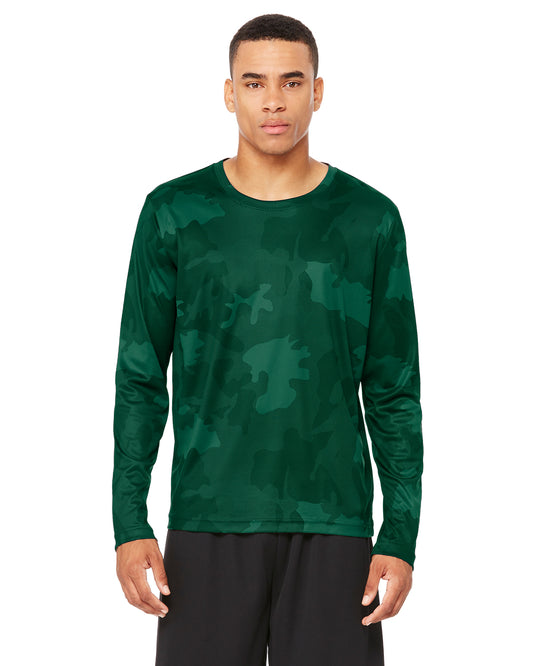Unisex Performance Long-Sleeve T-Shirt - Sport Forest Laser Camo