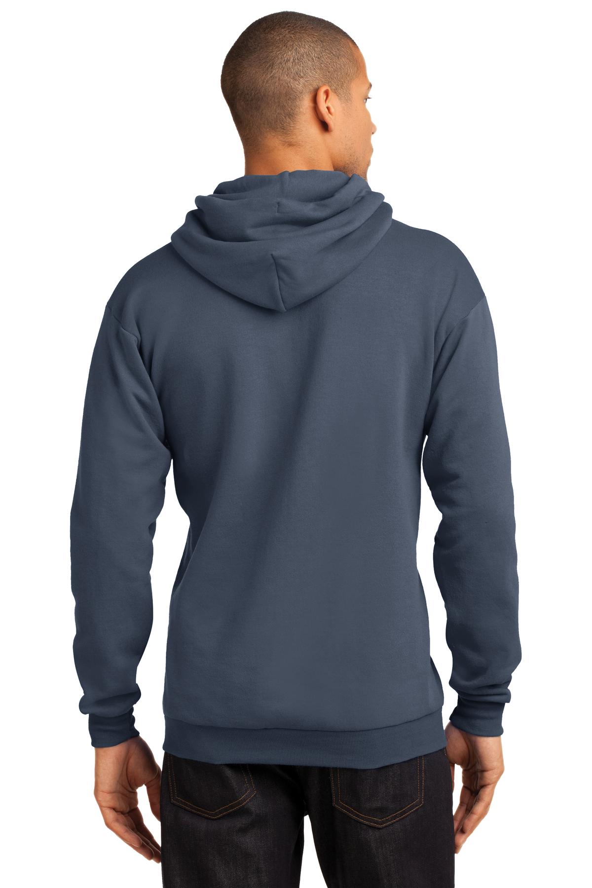 Unisex Core Fleece Pullover Hoodie - Steel Blue