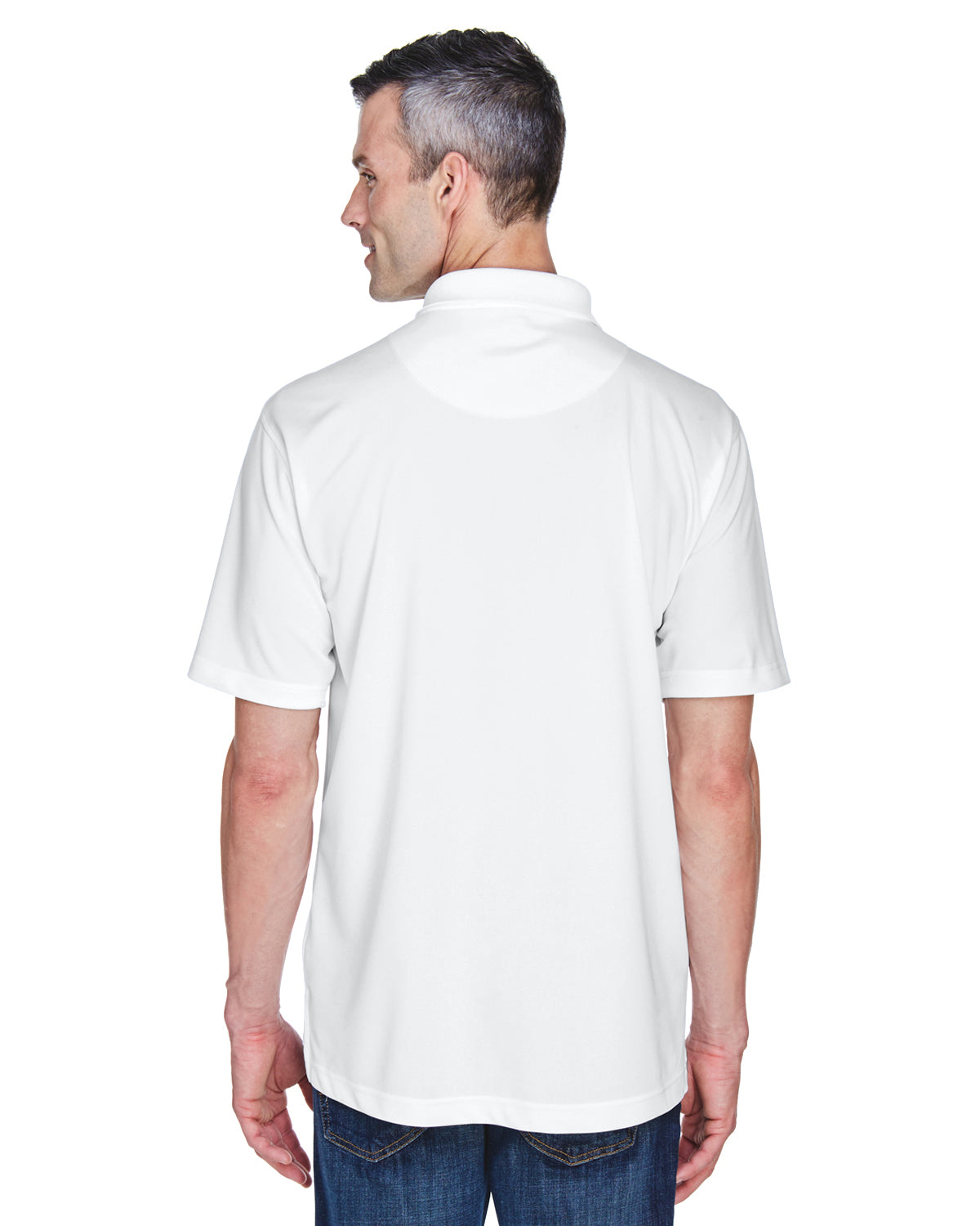 Men's Cool & Dry Stain-Release Performance Polo - White