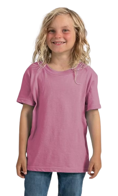 Youth Fine Jersey T-Shirt - Heather Cassis