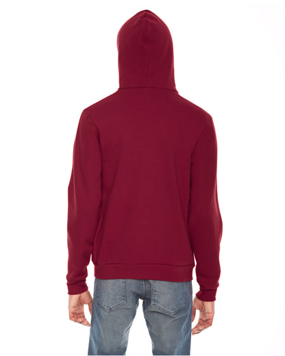 Unisex Flex Fleece Zip Hoodie - Cranberry