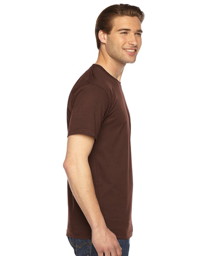 Unisex Fine Jersey Short-Sleeve T-Shirt - Brown