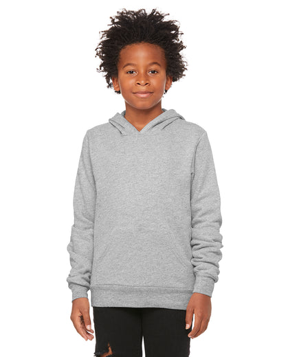 Youth Sponge Fleece Pullover Hoodie - Heather Athletic
