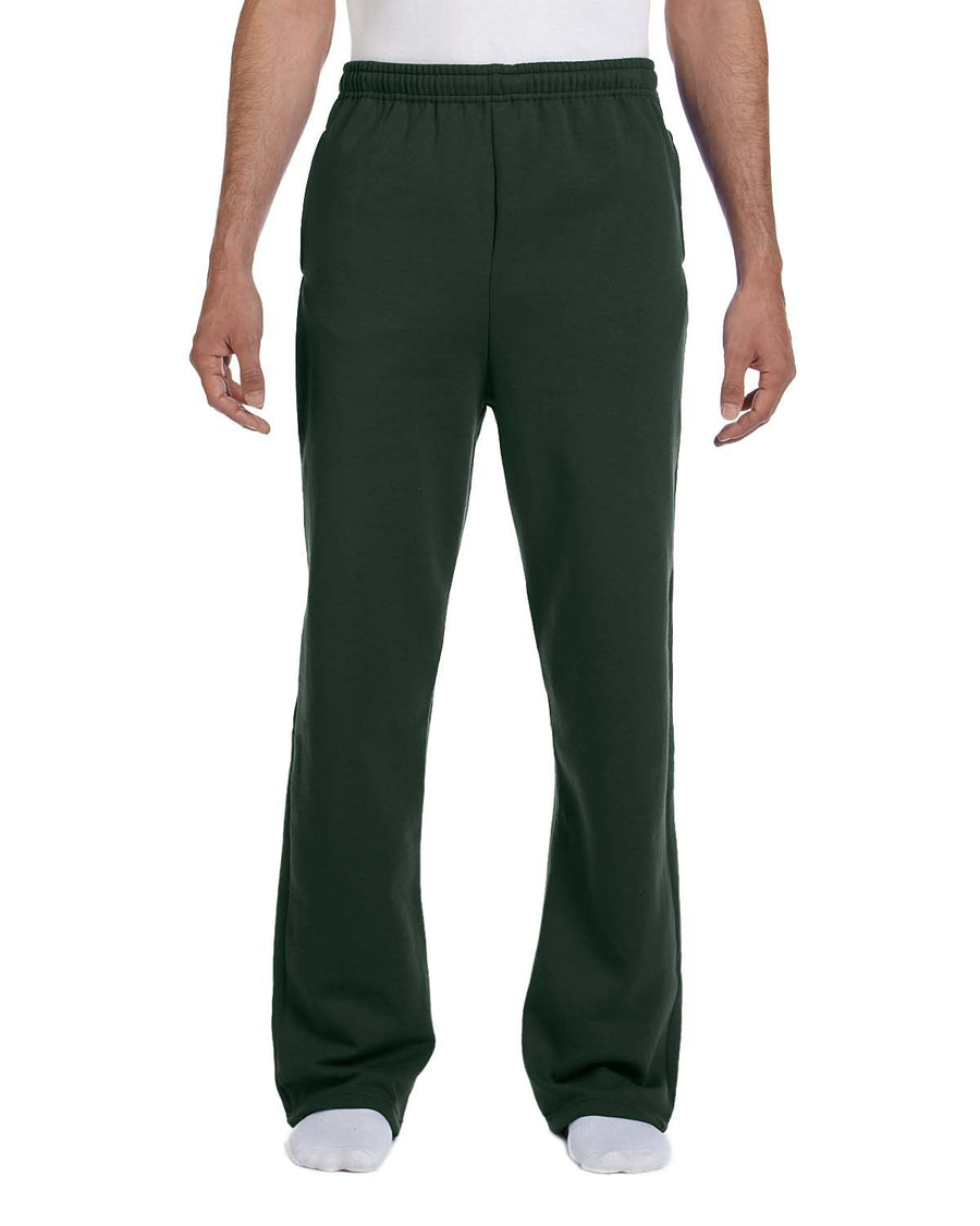 Unisex NuBlend�� Open-Bottom Fleece Sweatpants - Forest Green