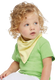 Rabbit Skins 1012RA - Infant Premium Jersey Bandana Bib - Banana / Key Lime