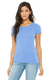 Bella + Canvas B8413 - Women's Triblend Short-Sleeve T-Shirt - Athletic Blue Triblend