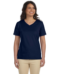 Women's Premium Jersey V-Neck T-Shirt - Navy