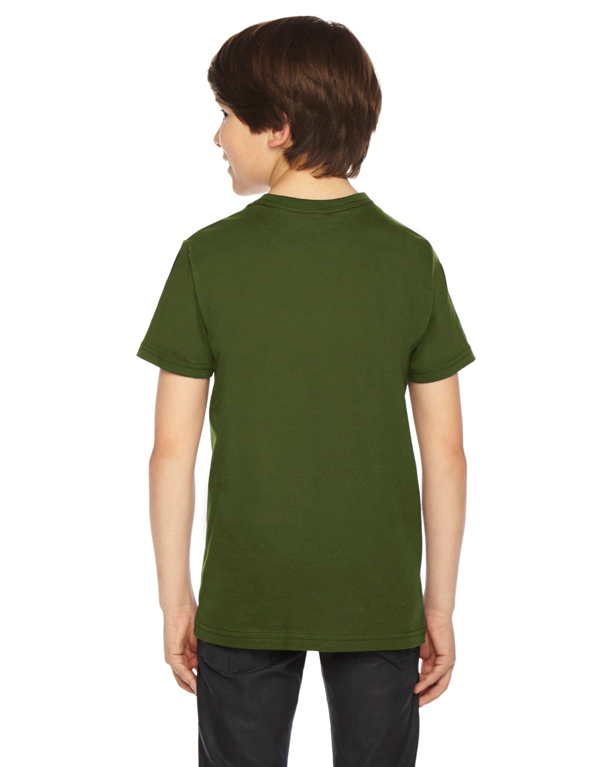 Youth Fine Jersey Short-Sleeve T-Shirt - Olive