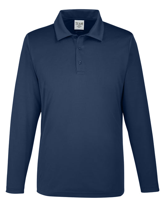 Men's Zone Performance Long Sleeve Polo - Sport Dark Navy