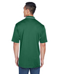 Men's Cool & Dry Sport Two-Tone Polo - Forest Green / White