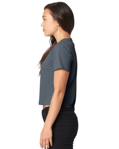 Women's Festival Cali Crop T-Shirt - Antique Denim