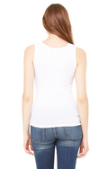 Women's 2x1 Rib Tank - White