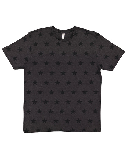 Unisex Star Print T-Shirt - Smoke Star
