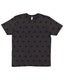 Code Five 3929 - Unisex Star Print T-Shirt - Smoke Star