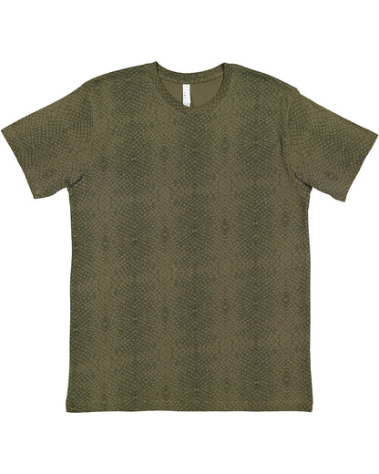 Unisex Fine Jersey T-Shirt - Green Reptile