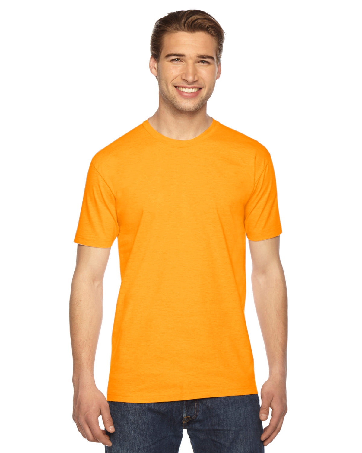 Unisex Fine Jersey Short-Sleeve T-Shirt - Gold