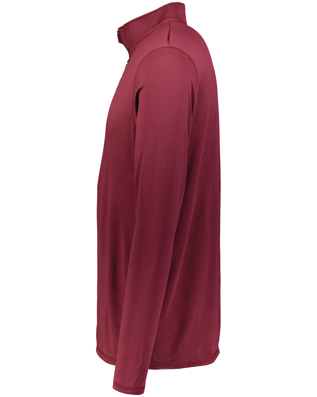 Unisex Attain Quarter-Zip Pullover - Maroon