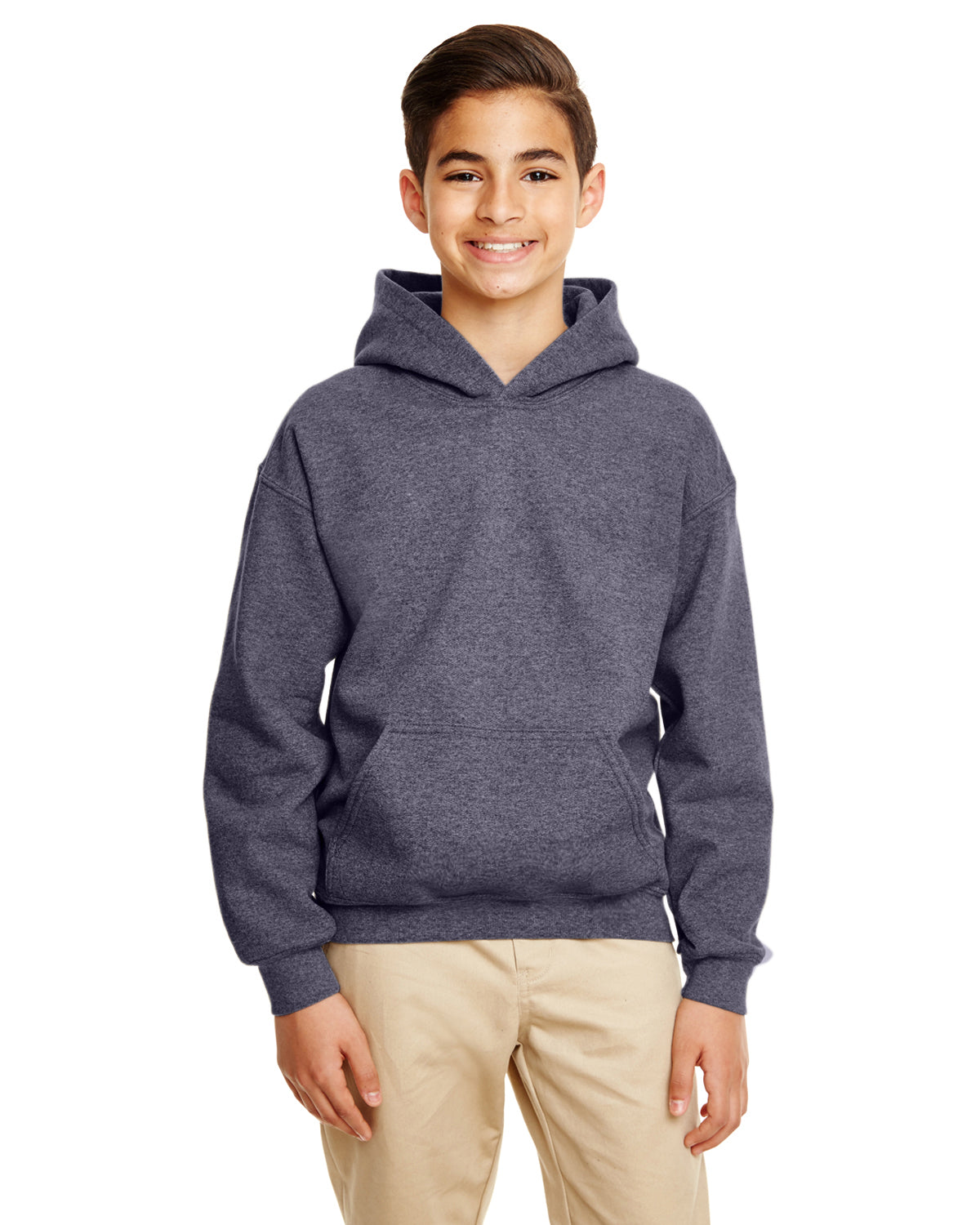 Youth Heavy Blend™ 50/50 Hoodie - Heather Sport Dark Navy