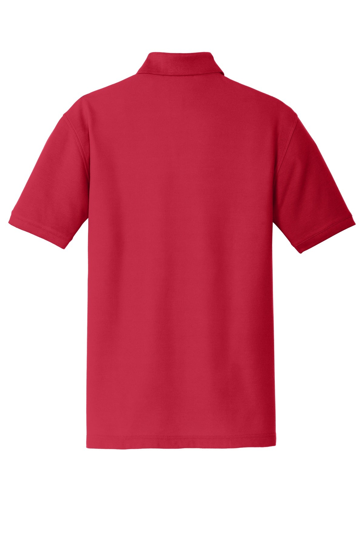Unisex Core Classic Pique Polo - Rich Red