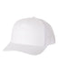 Yupoong 6506 - Unisex 5-Panel Retro Trucker Cap - White