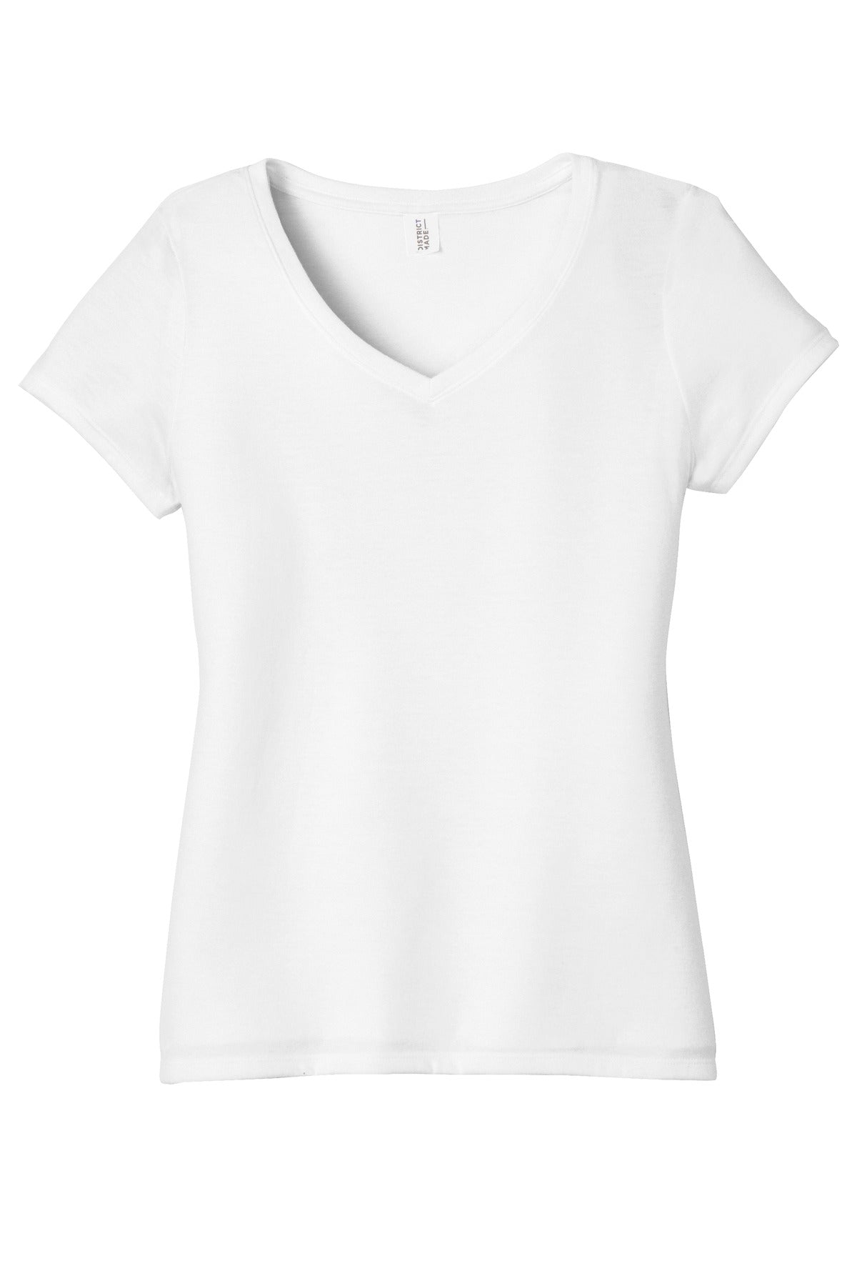 Women's Perfect Tri V-Neck Tee - White