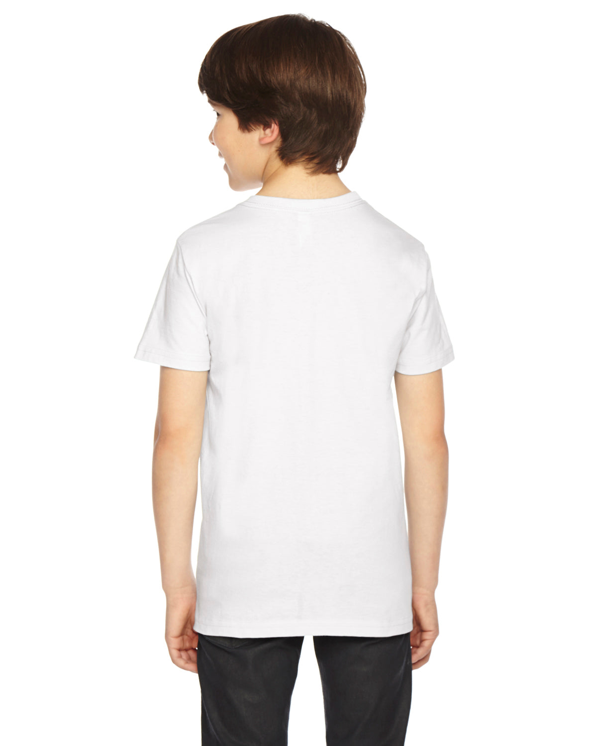 Youth Fine Jersey Short-Sleeve T-Shirt - White