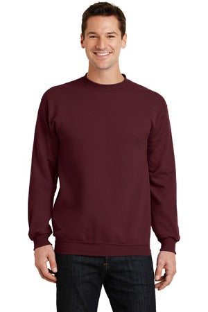 Unisex Core Fleece Crewneck Sweatshirt - Maroon