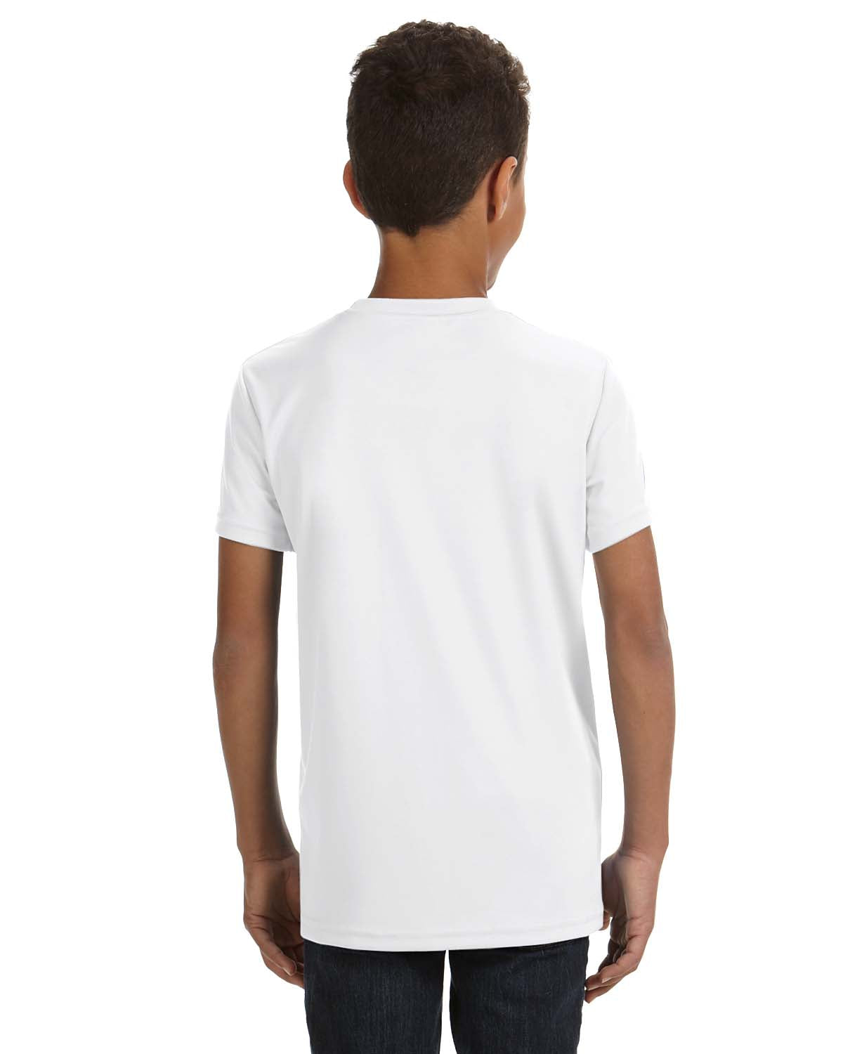 Youth Performance Short-Sleeve T-Shirt - White