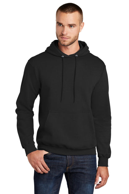 Unisex Tall Core Fleece Pullover Hoodie - Jet Black