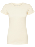 Women's Slim Fit Fine Jersey Tee - Natural