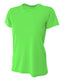 A4 NW3201 - Women's Cooling Performance T-Shirt - SAFETY GREEN