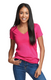 Next Level N1540 - Women's 'Junior fit' Ideal V - Raspberry