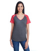 Heather Dark Gray / Heather Red
