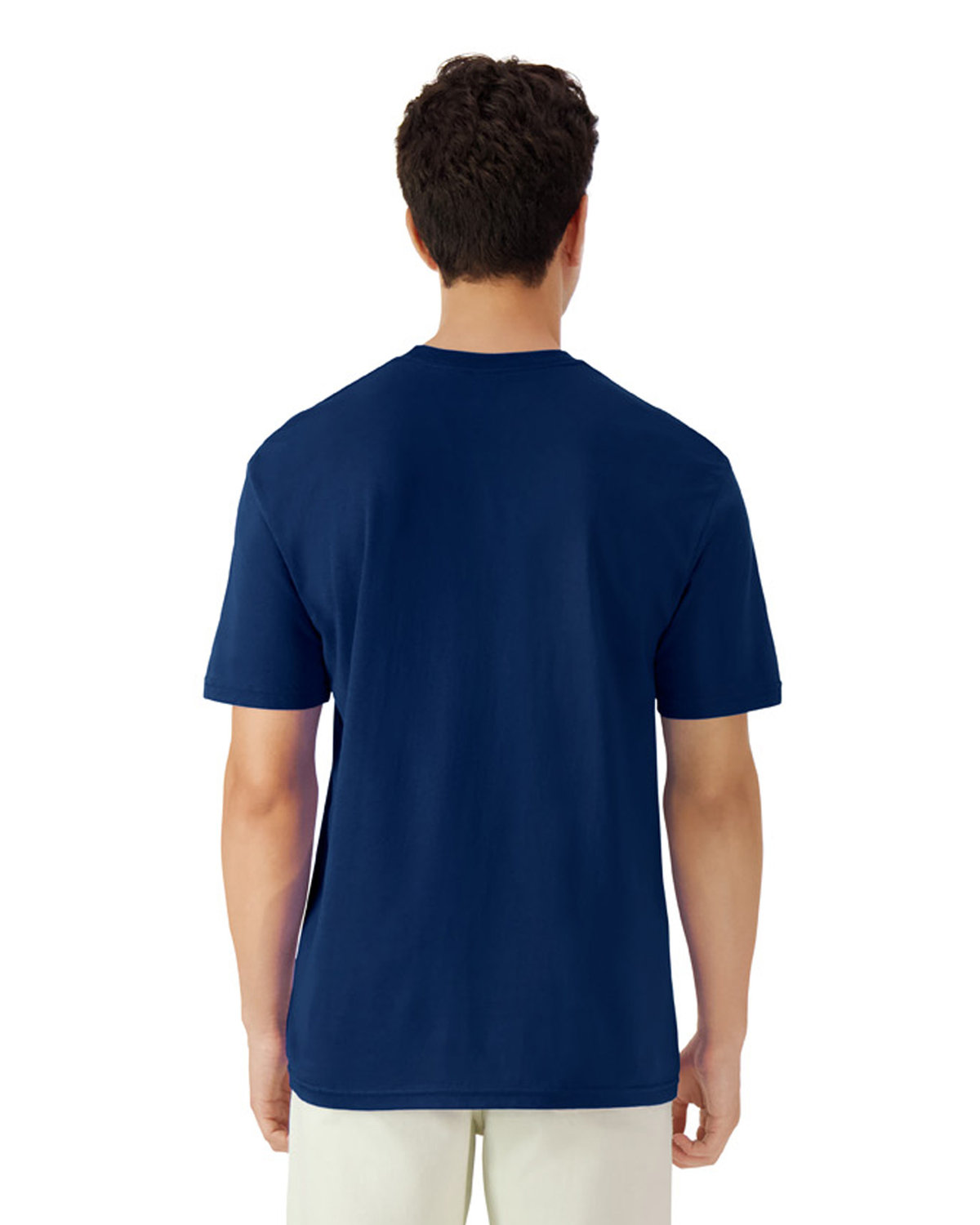 Light Cotton T-Shirt - Navy