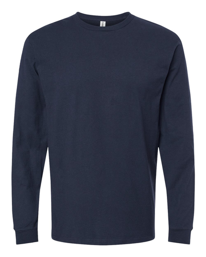 Unisex Heavyweight Long Sleeve Tee - Navy