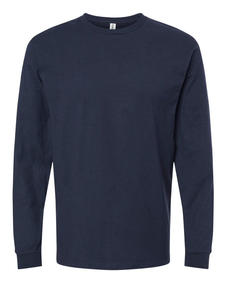 Unisex Heavyweight Long Sleeve Tee - Navy