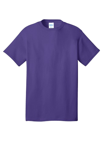 Unisex Core Cotton Tee - Purple