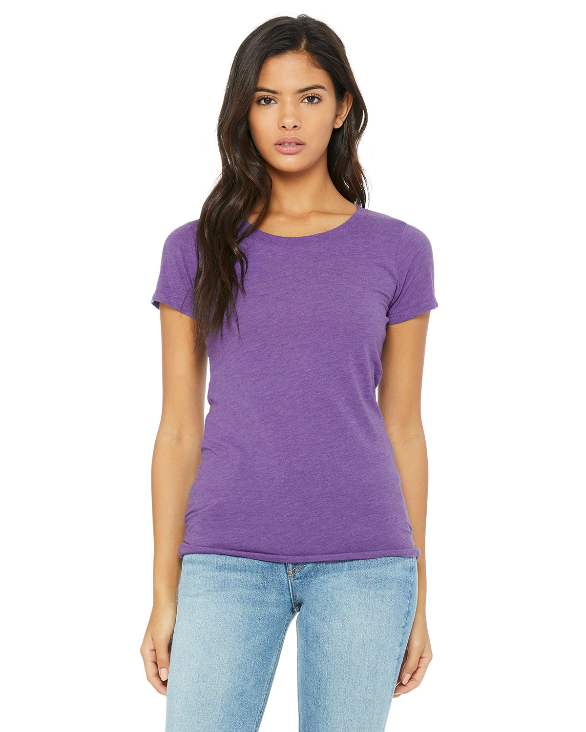 Women's Triblend Short-Sleeve T-Shirt - Purple Triblend