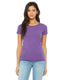 Bella + Canvas B8413 - Women's Triblend Short-Sleeve T-Shirt - Purple Triblend